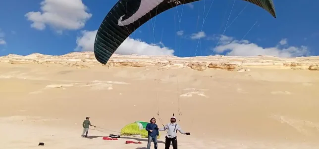 Parakiting in FAYOUM